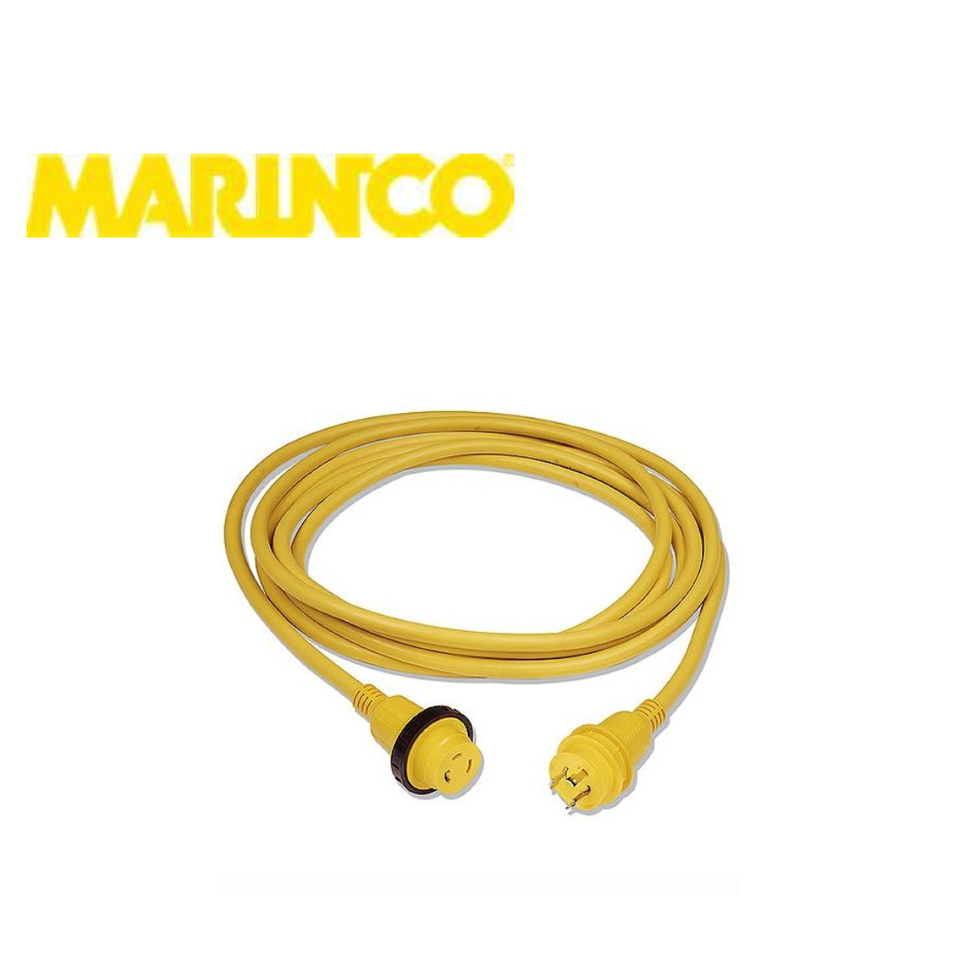 Marinco 30A 125V Powercord Plus Cordset With LED