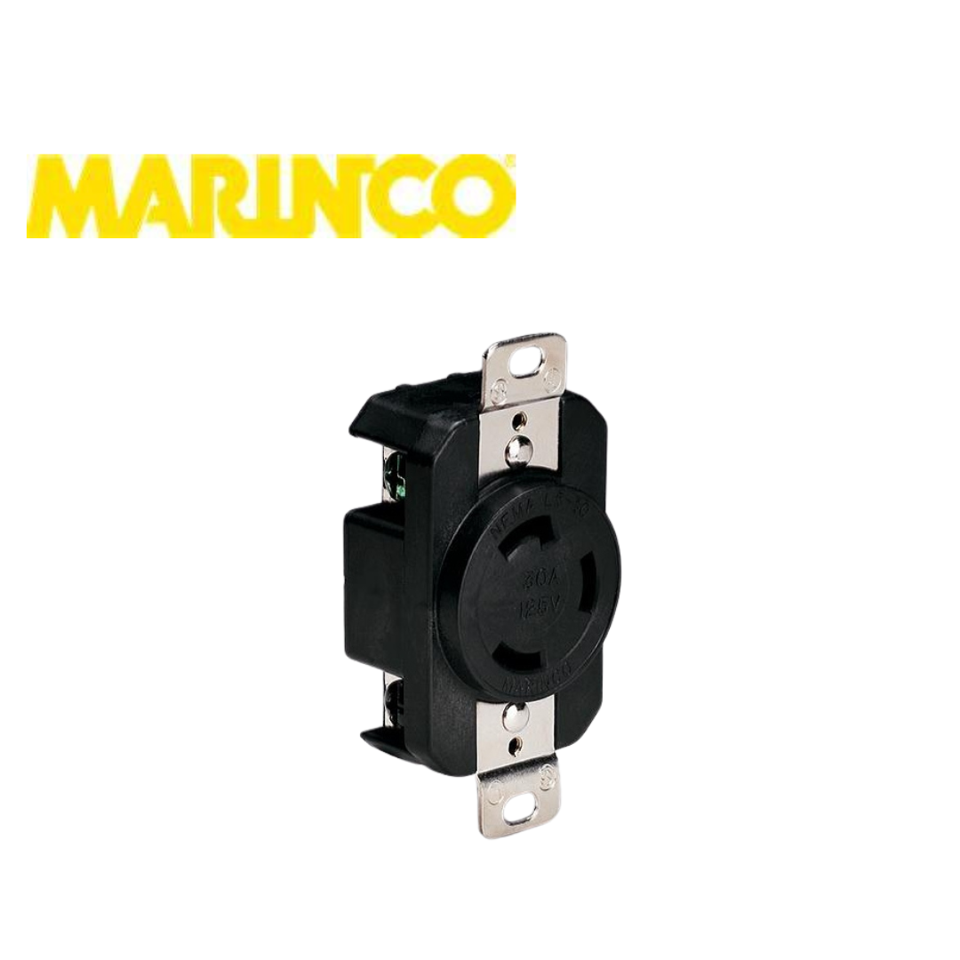 Marinco Boat End 30A Locking Receptacle