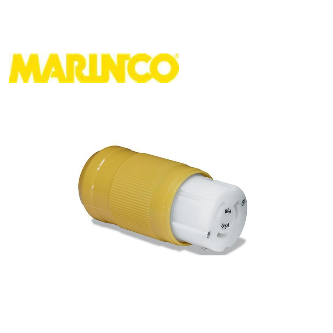 Marinco 50A Female Connector And Male Plug