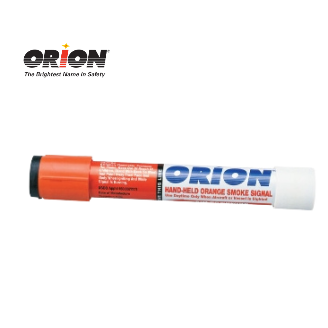 Orion Handheld Orange Smoke Flare, Single Flare