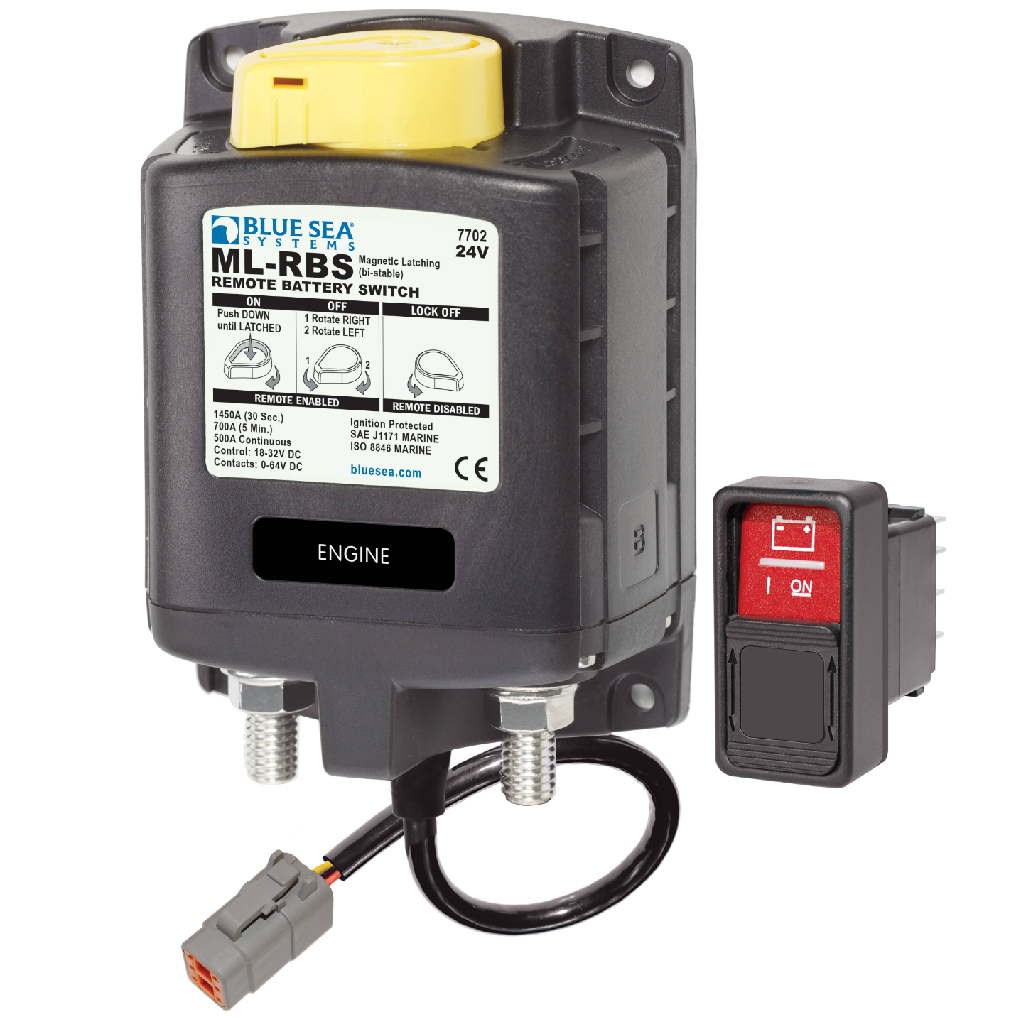 ML-RBS Heavy Duty Remote Battery Switch 24V