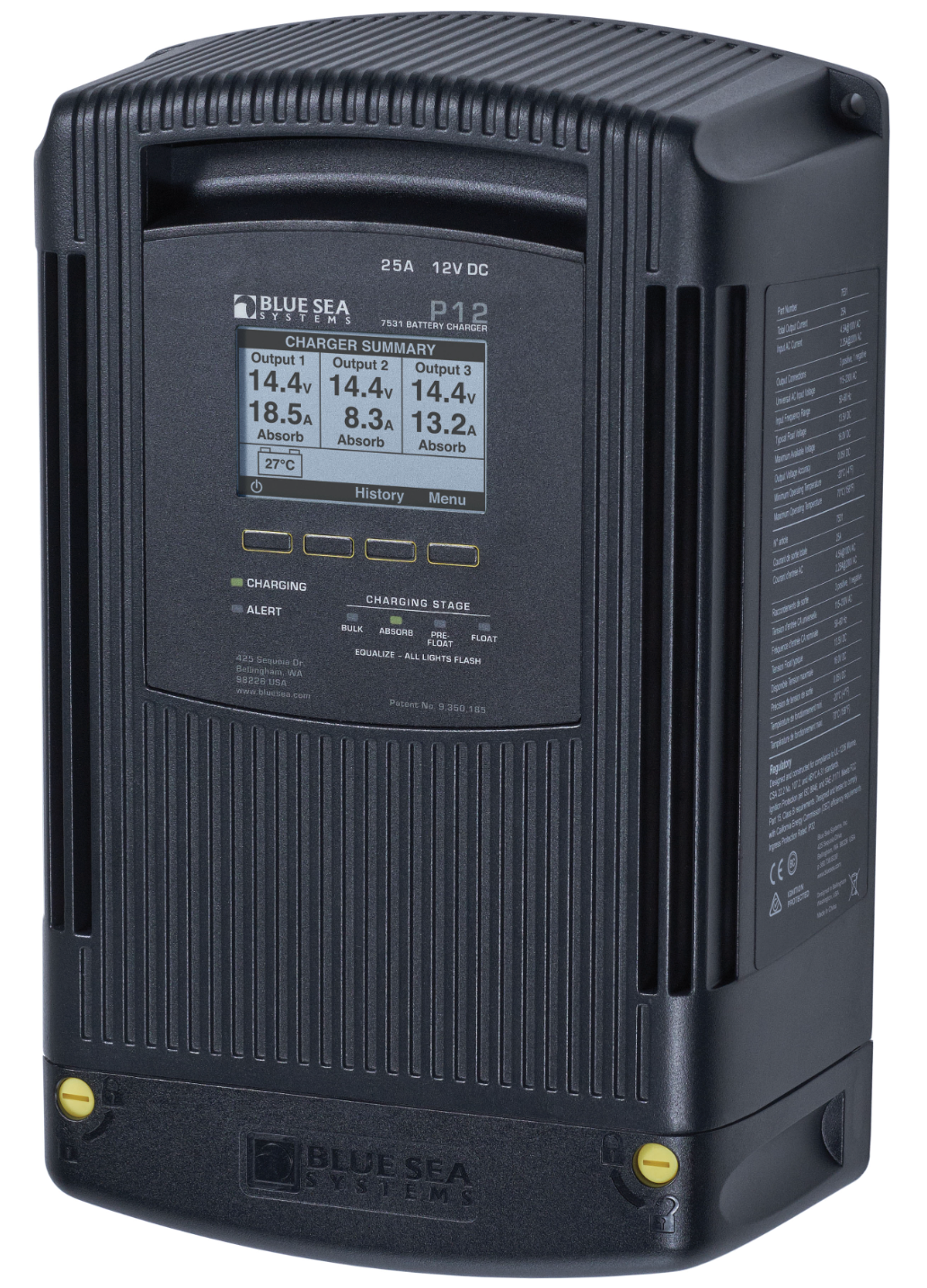 P12 Battery Charger - 12V DC 25A