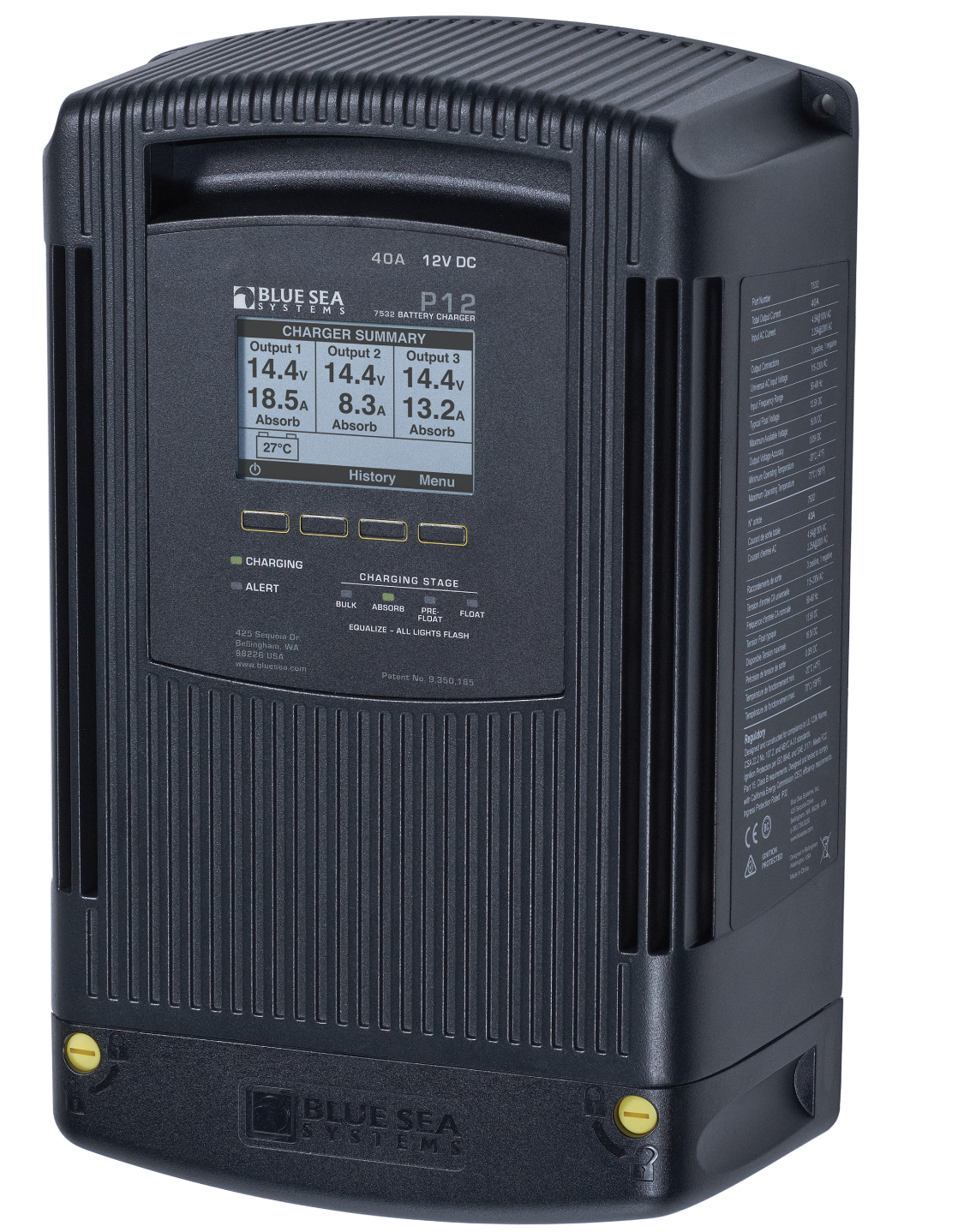 P12 Battery Charger - 12V DC 40A