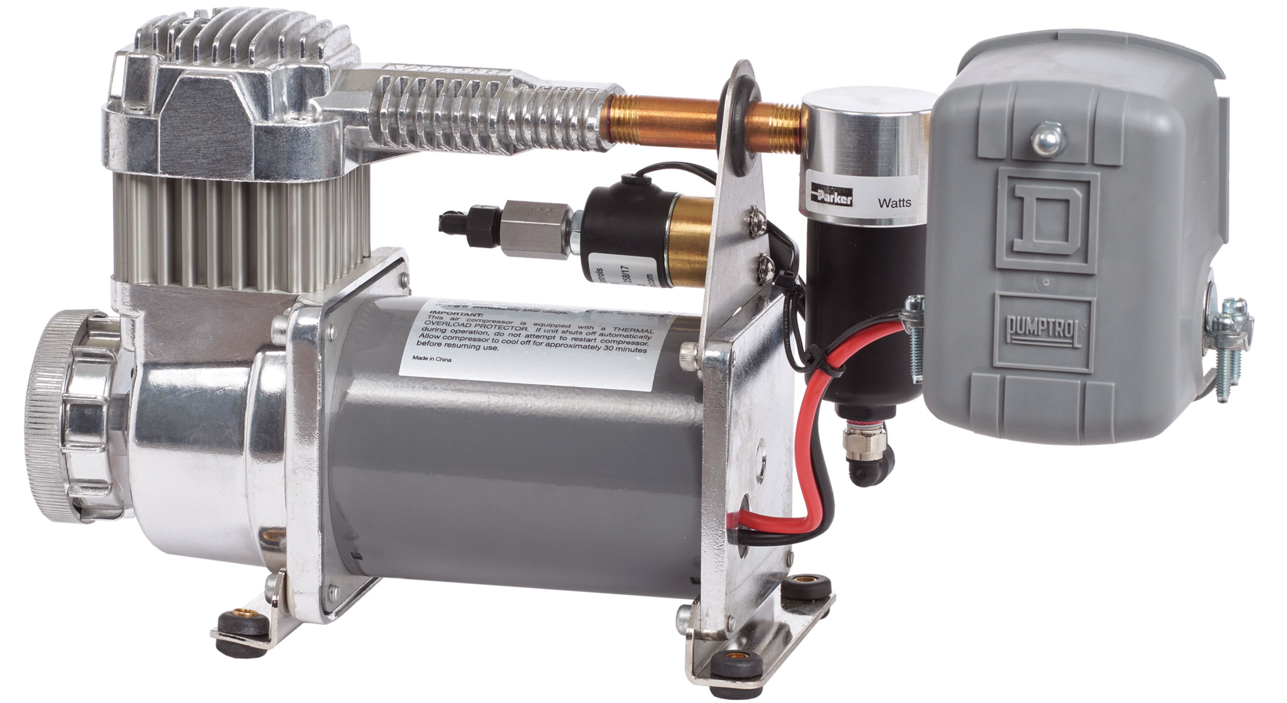 Air Brake Compressor - Horizontal Mount
