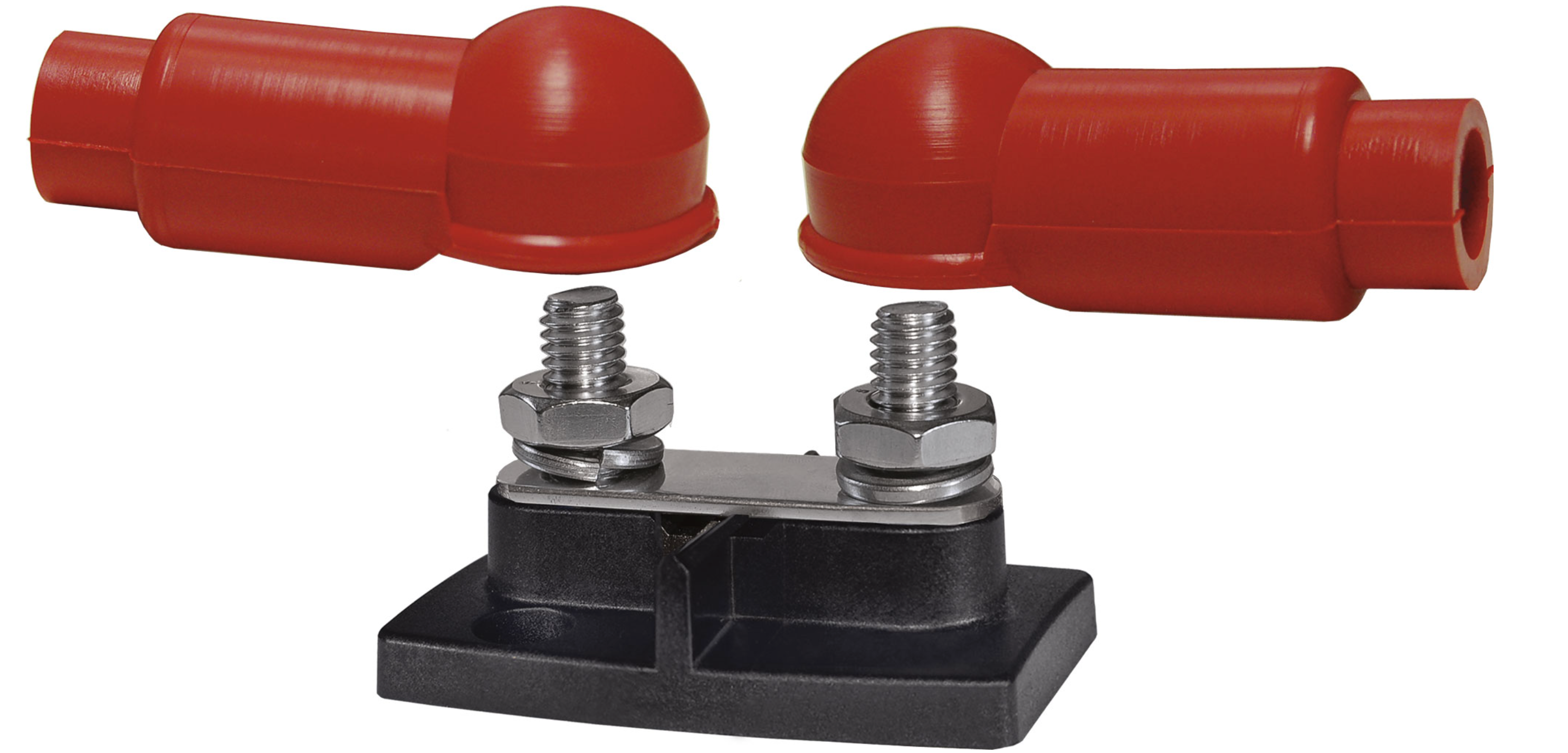 PowerBar Dual BusBar - Two 3/8"-16 Stud and Insulators