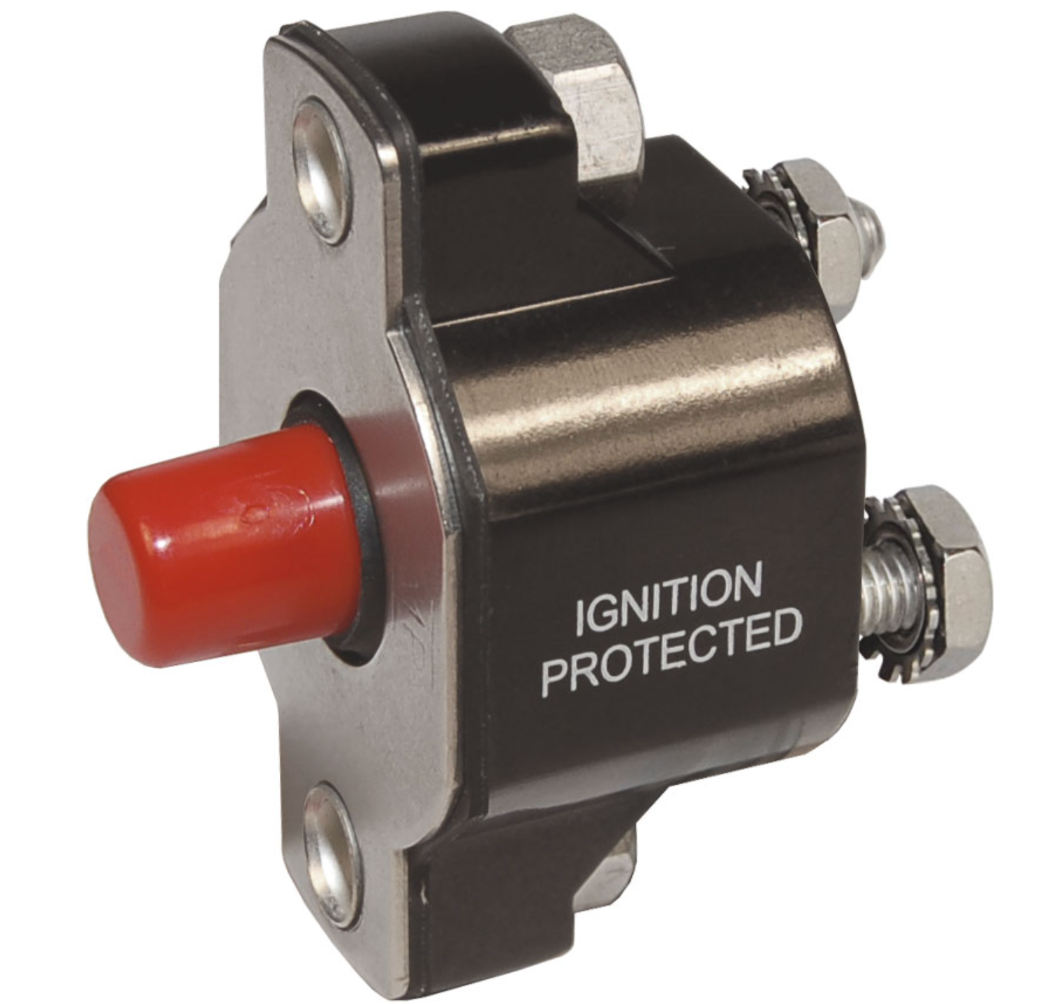 Medium Duty Push Button Reset Only Circuit Breaker - 15A