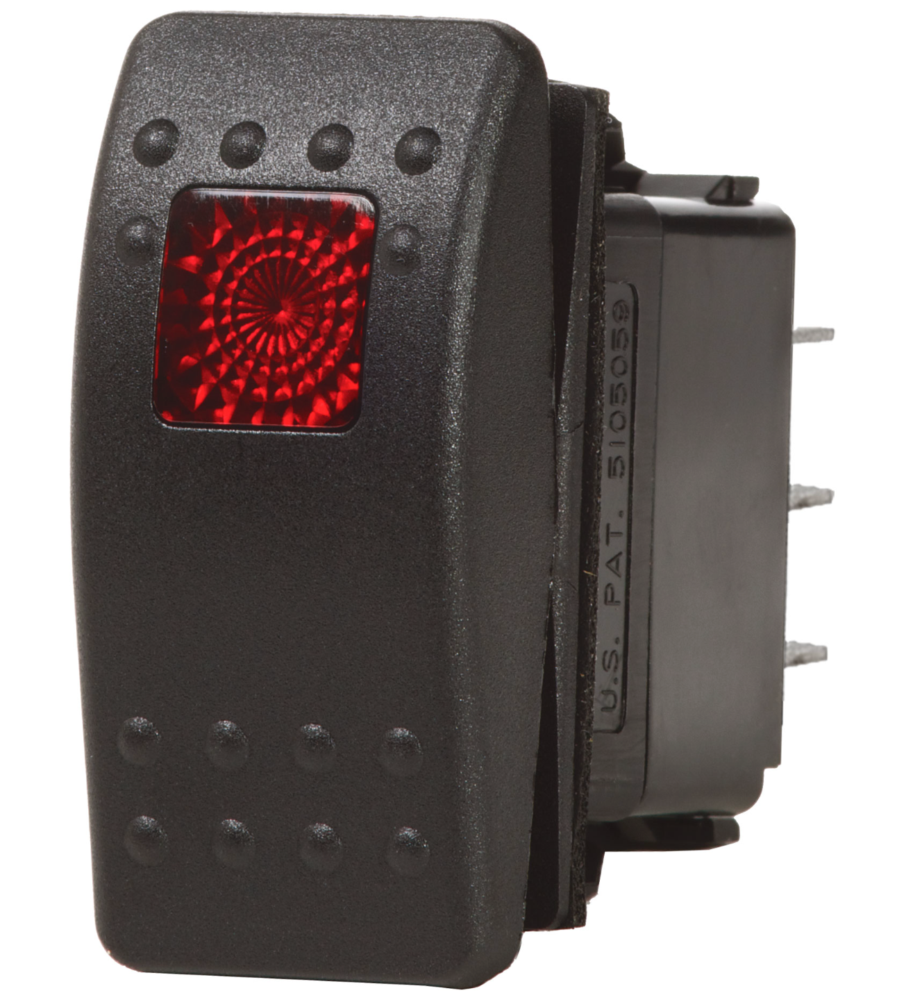 Contura II Switch SPDT Black - (ON)-OFF-ON