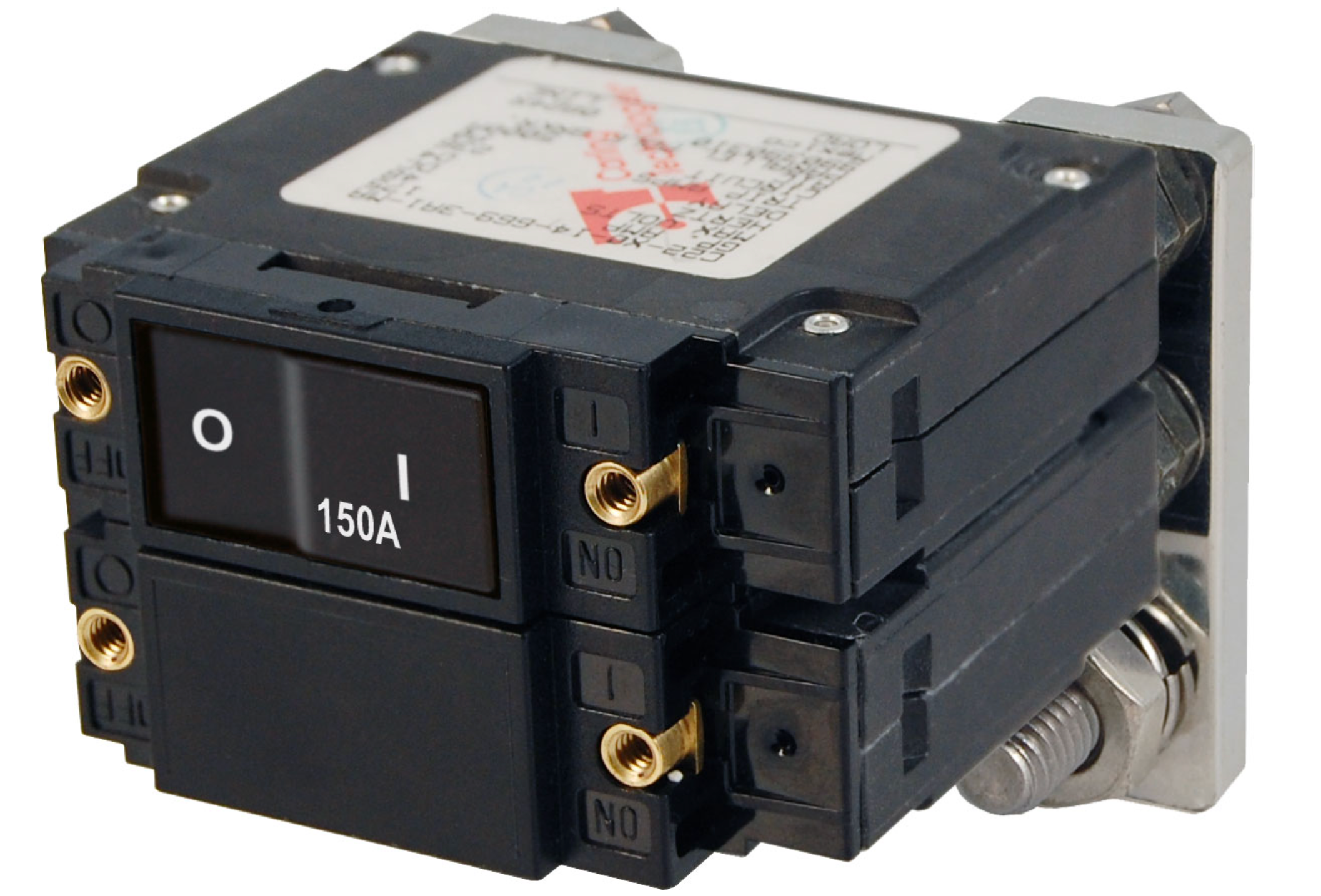 C-Series Flat Rocker Circuit Breaker - Double Pole 150A