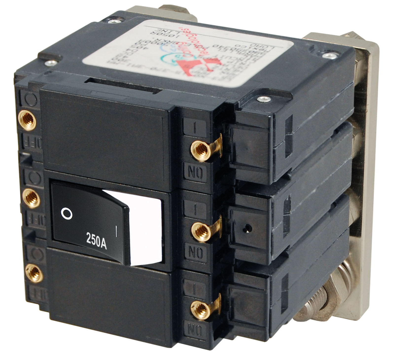 C-Series Flat Rocker Circuit Breaker - Triple Pole 250A