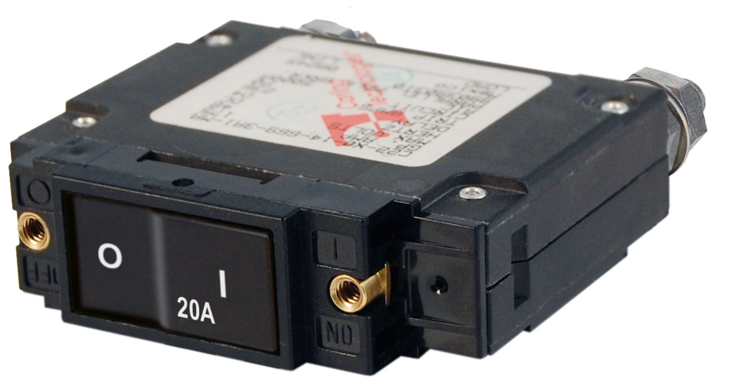 C-Series Flat Rocker Circuit Breaker - Single Pole 20A