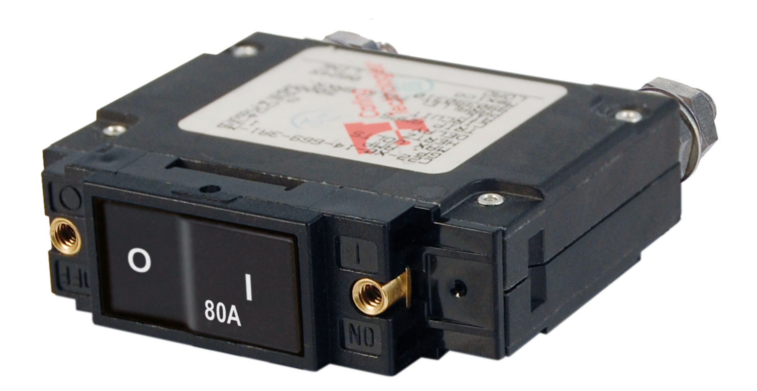 C-Series Flat Rocker Circuit Breaker - Single Pole 80A