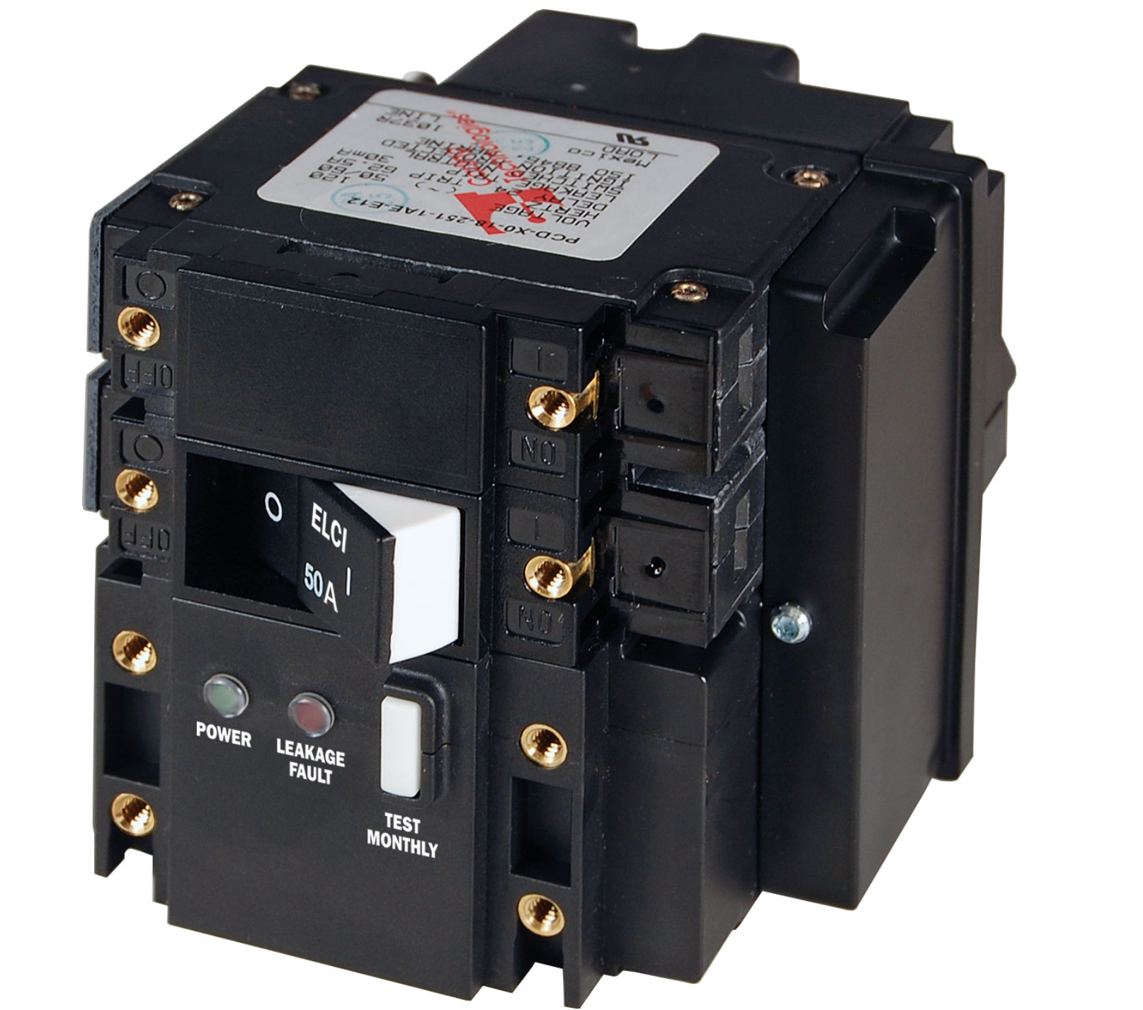 C-Series ELCI Circuit Breaker - Double Pole 240V AC 50A