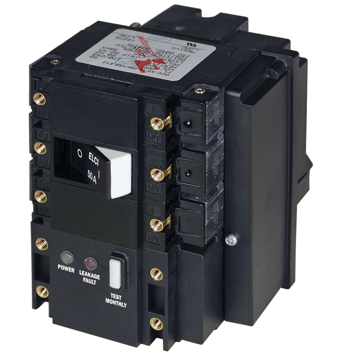C-Series ELCI Main Circuit Breaker - 120/240V AC 50A