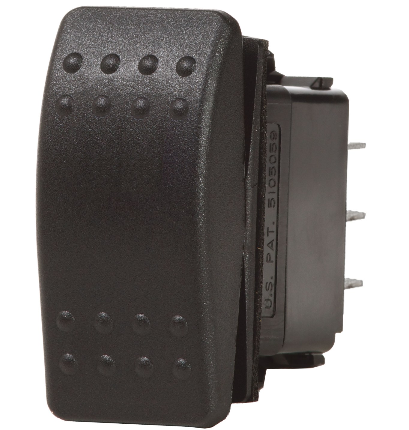 Contura II Switch SPST Black - OFF-(ON)