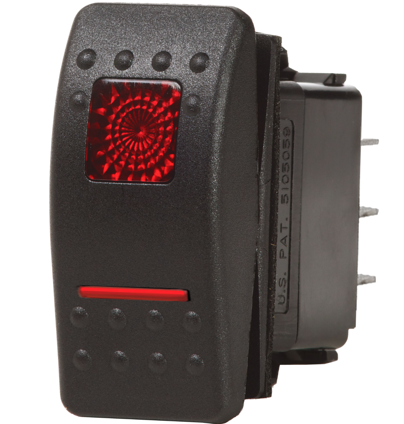 Contura II Switch SPDT Black - ON-OFF-ON