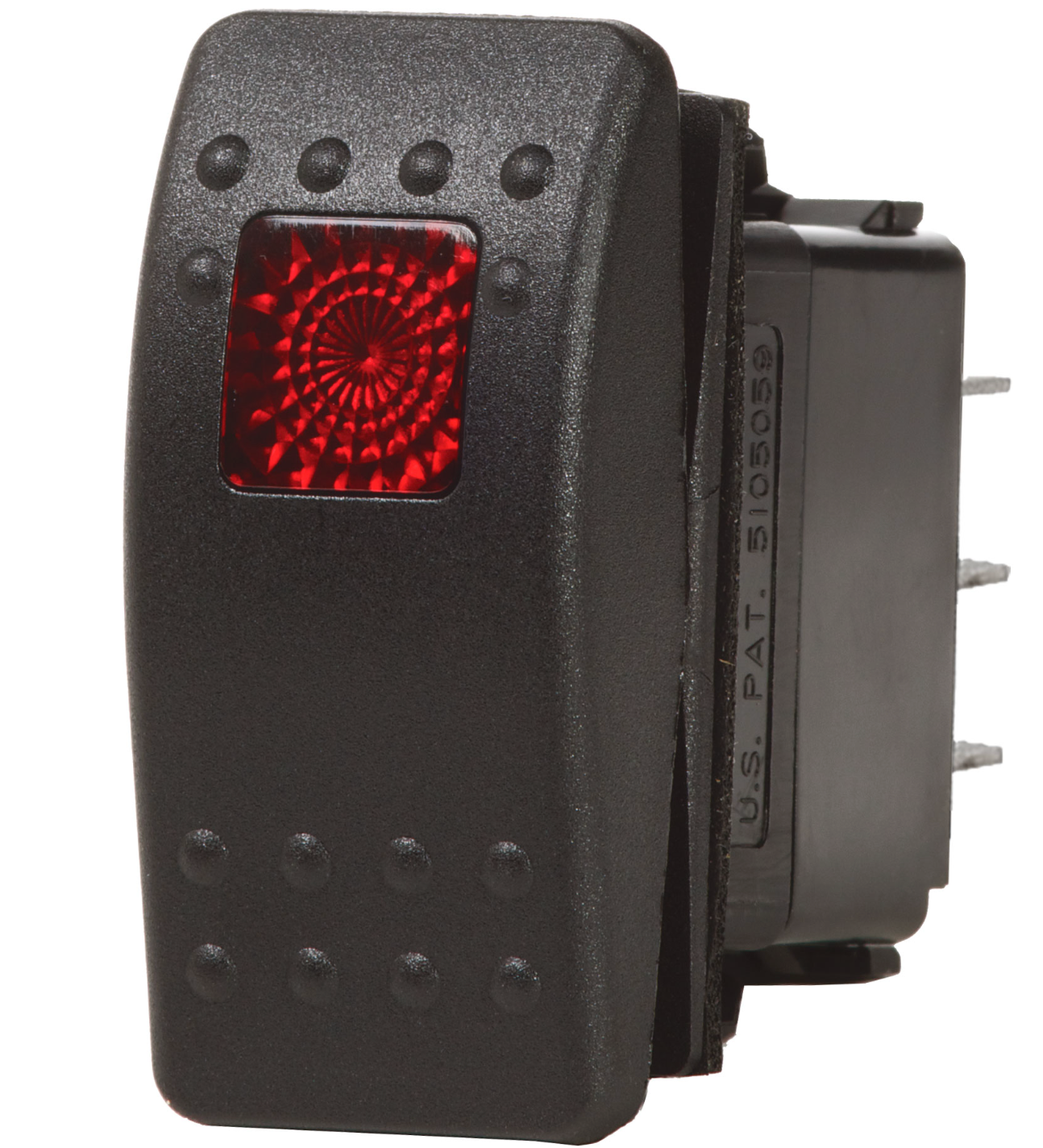 Contura II Switch SPDT Black - (ON)-OFF-ON