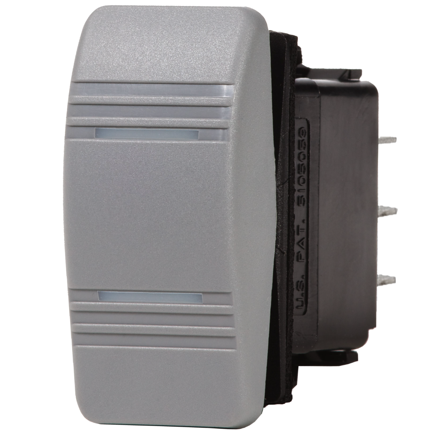 Contura Switch DPDT Gray - ON-OFF-ON