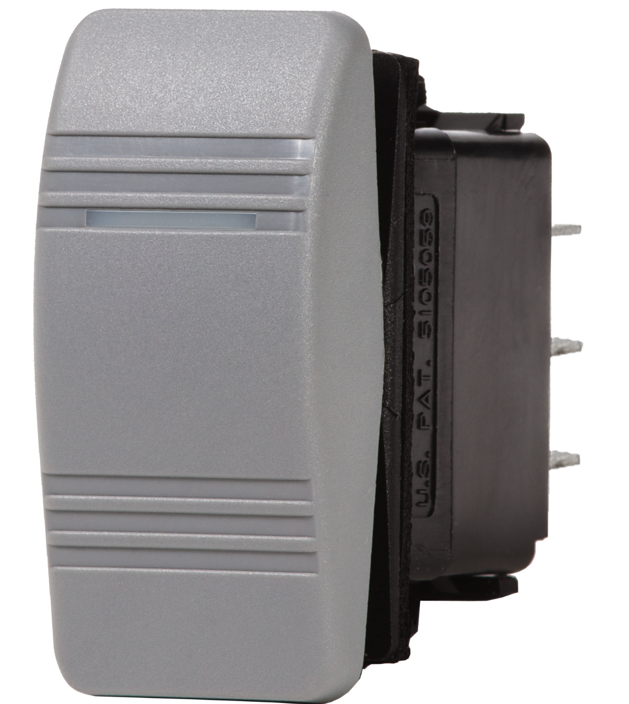 Contura Switch DPDT Gray - (ON)-OFF-ON