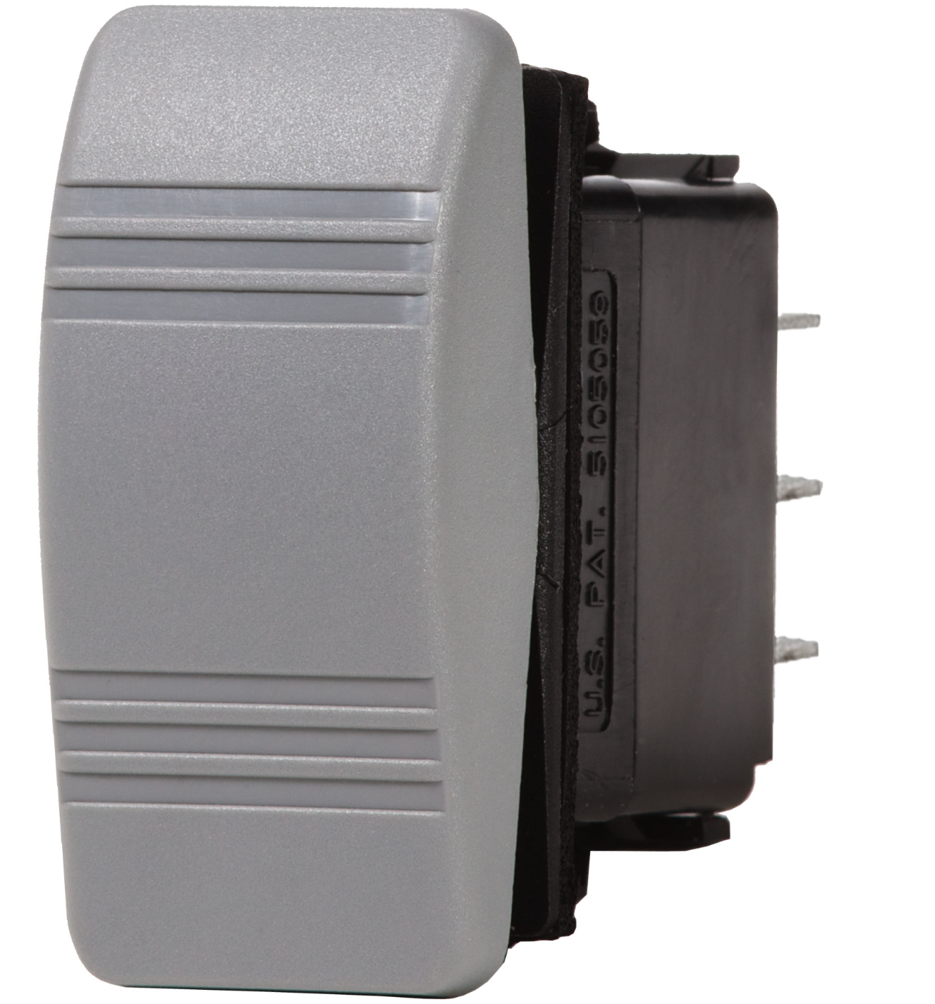 Contura Switch DPDT Gray - (ON)-OFF-(ON)