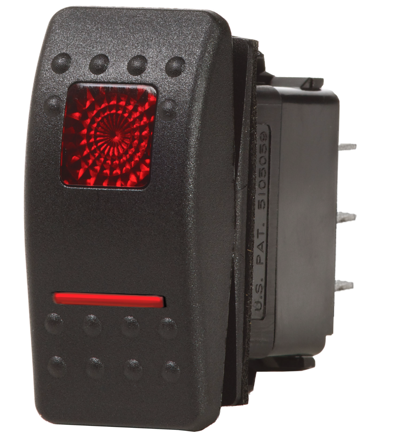 Contura II Switch SPDT Black - ON-OFF-ON