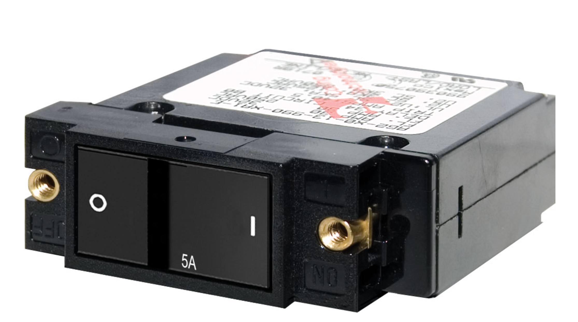 A-Series Flat Rocker Circuit Breaker - Single Pole 5A