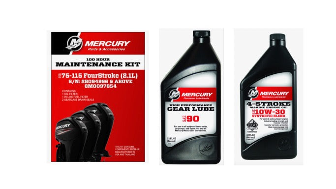 100 Hour Maintenance Kit P/N: 8M0097854 With Engine Oil & Gearlube