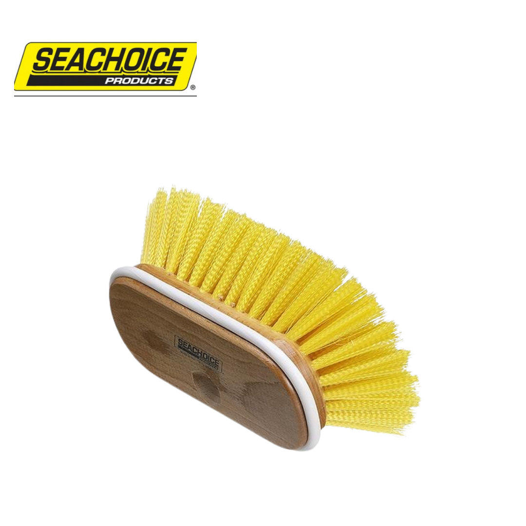 Seachoice Deck Brush With Bumper And Threaded Adaptor