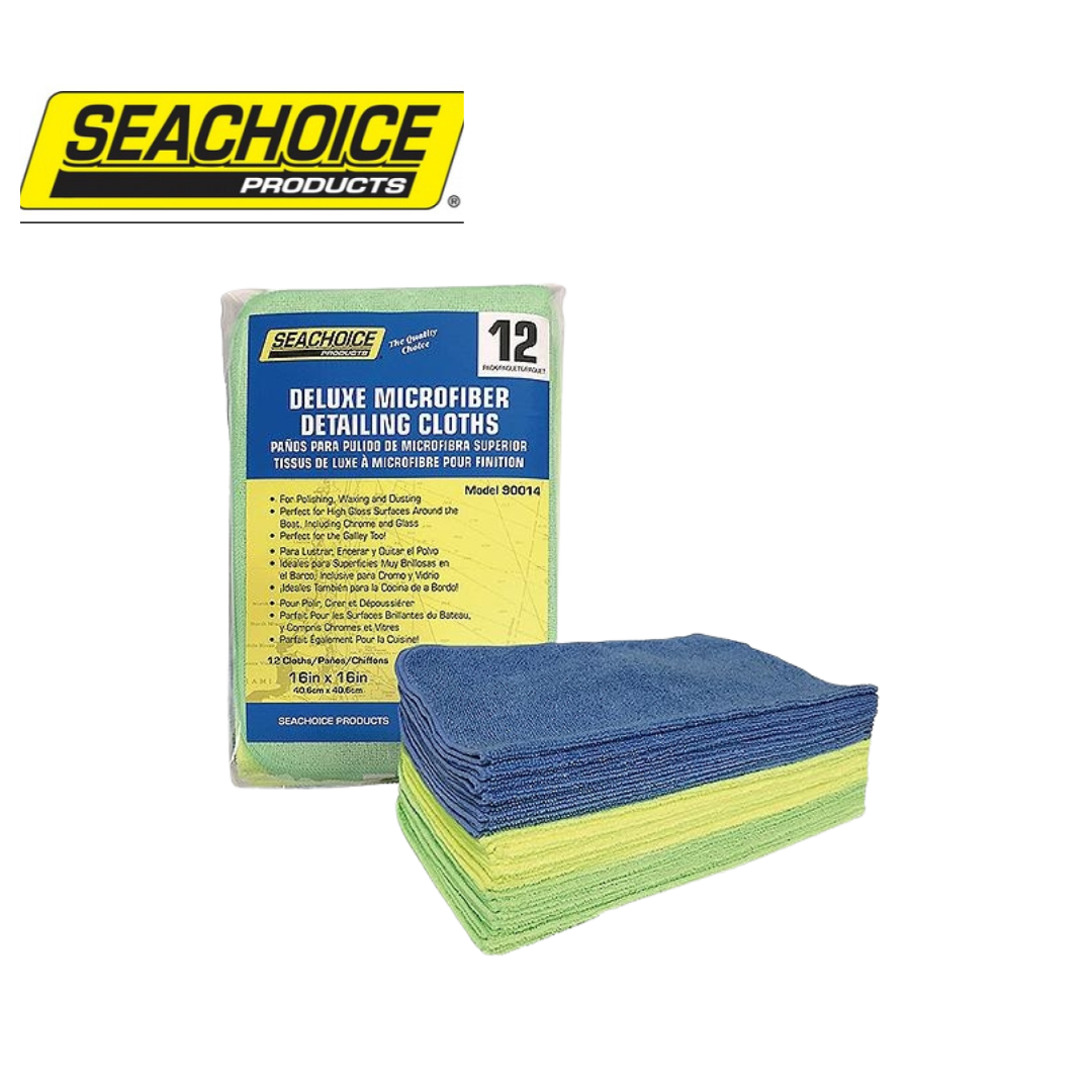 Seachoice Deluxe Microfiber Detailing Cloths