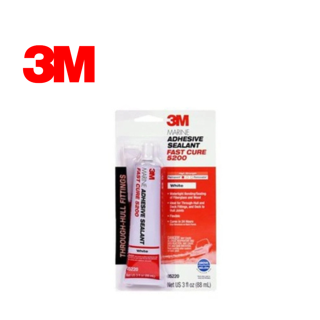 3M 5200 Fast Cure Polyurethane Adhesive/Sealant Tube, White