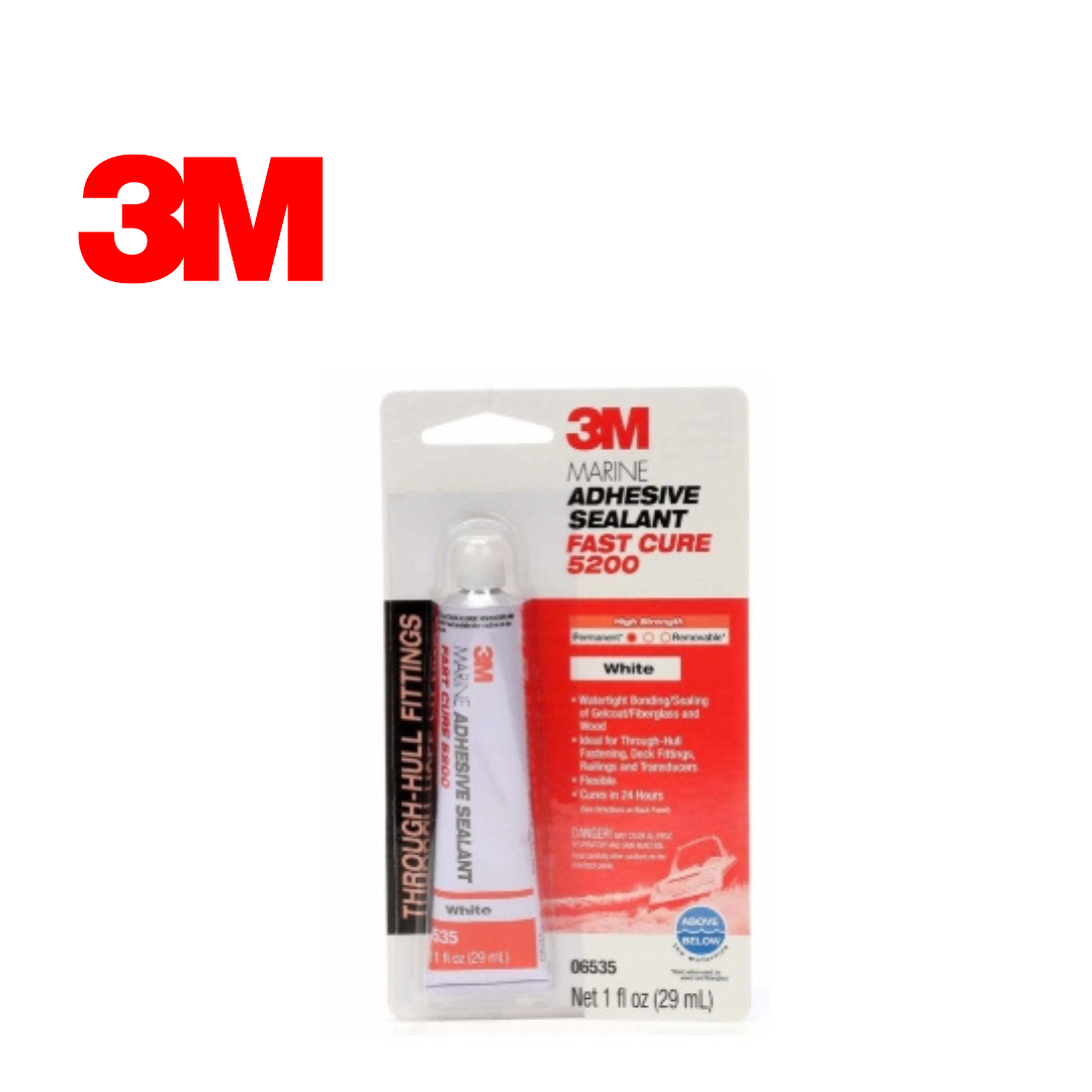 3M 5200 Fast Cure Polyurethane Adhesive/Sealant, White