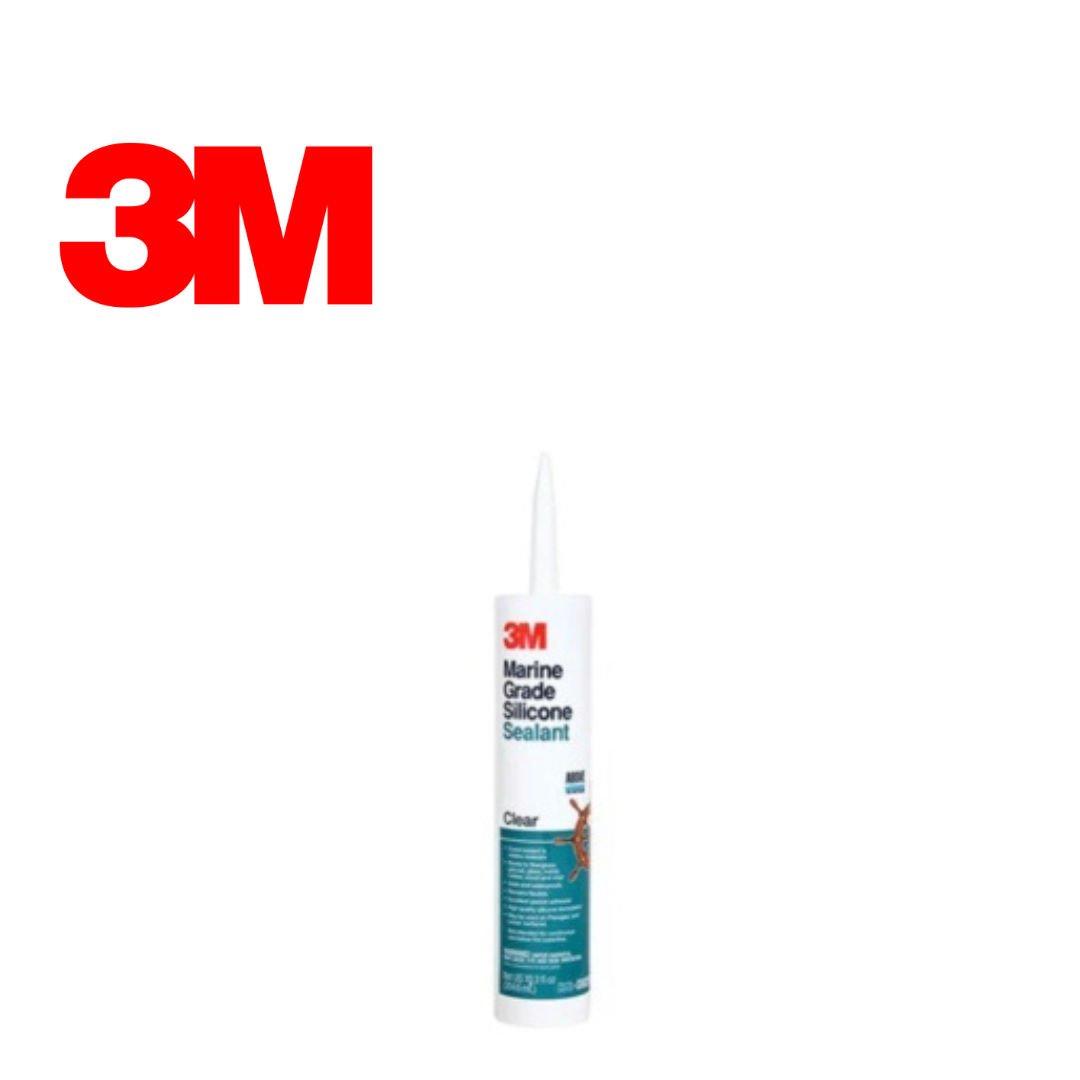 3M Marine Grade Silicone Sealant, Clear