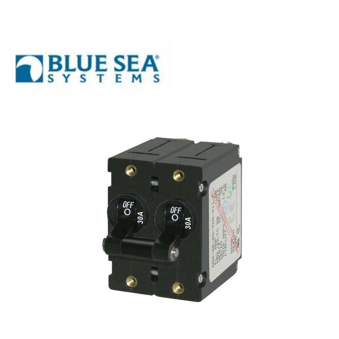 Blue Sea Systems A-Series Double Pole AC/DC Circuit Breaker