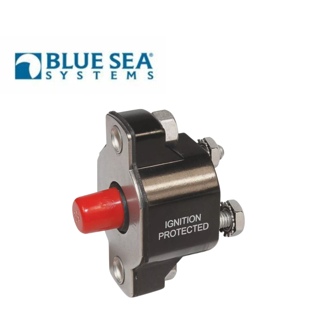 Blue Sea Systems Medium Duty Push Button Reset-Only Circuit Breaker