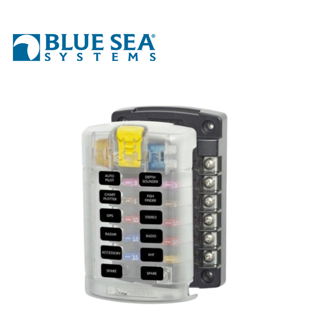 Blue Sea Systems ATO/ATC ST Blade Fuse Block System