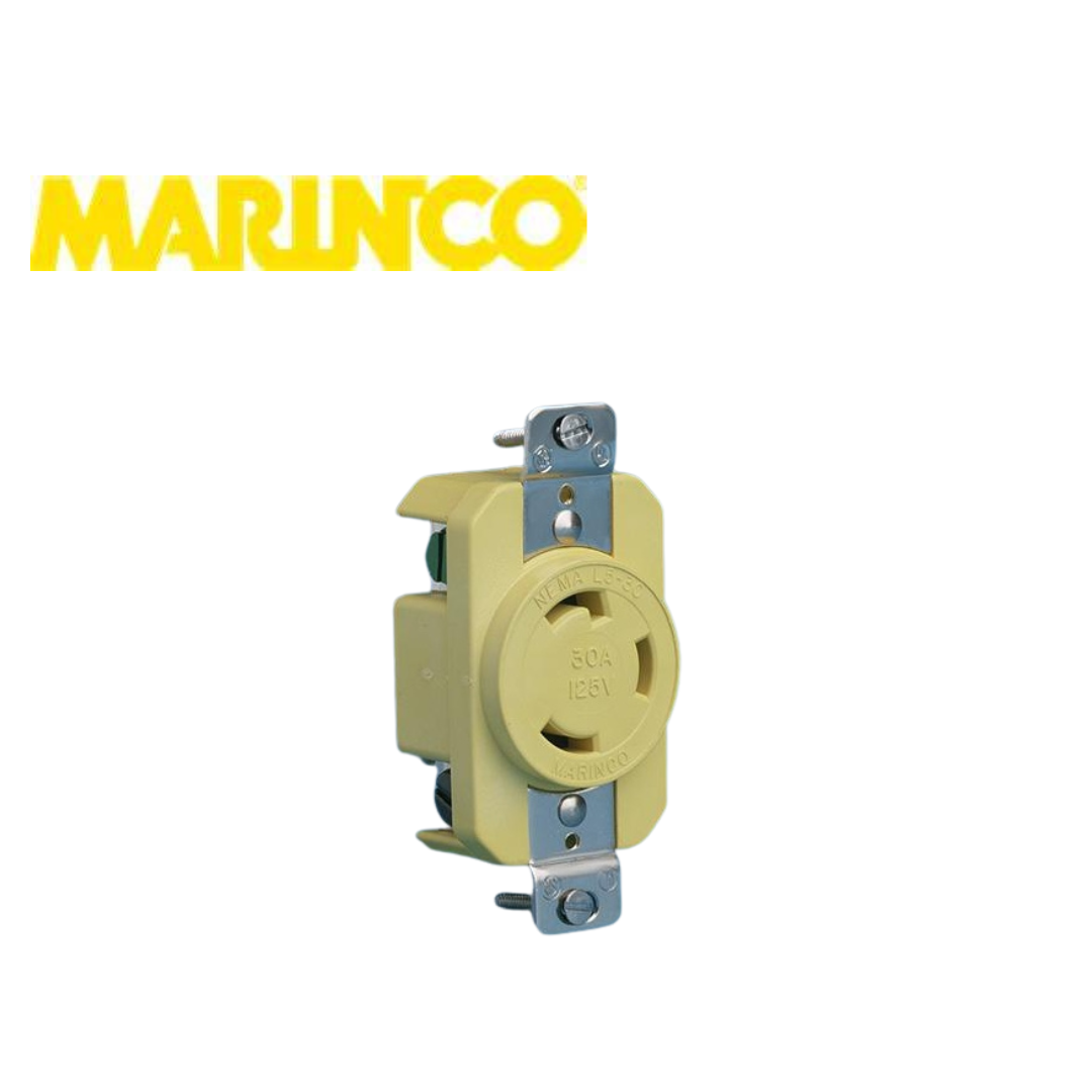 Marinco Boat End 30A Locking Receptacle