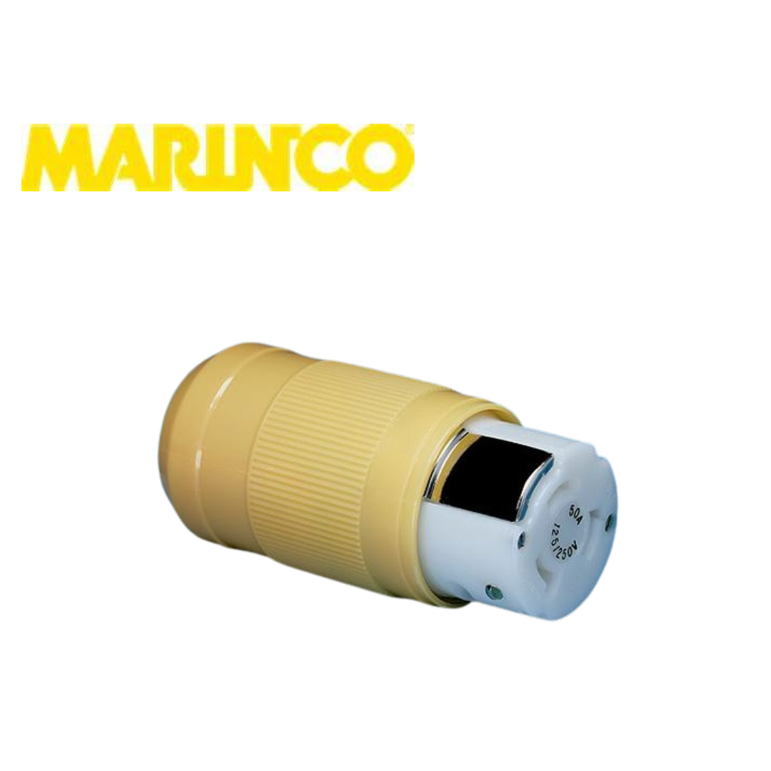 Marinco 50A Female Connector And Male Plug