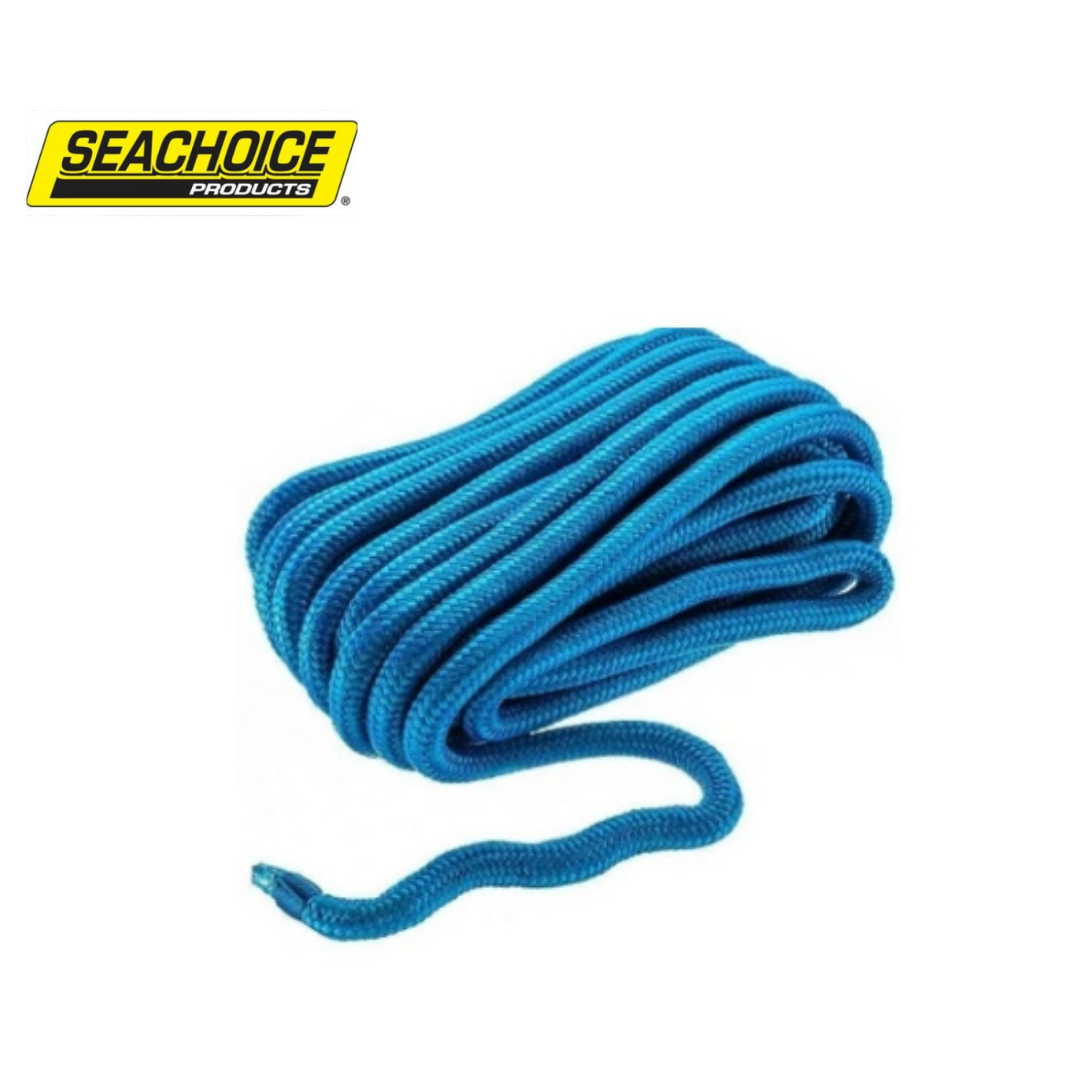 Seachoice Blue Double Braid Nylon Dock Line