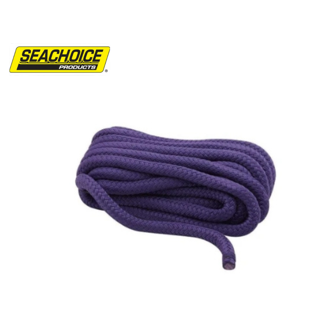 Seachoice Purple Double Braid Nylon Dock Line