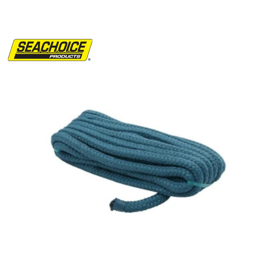 Seachoice Teal Double Braid Nylon Dock Line