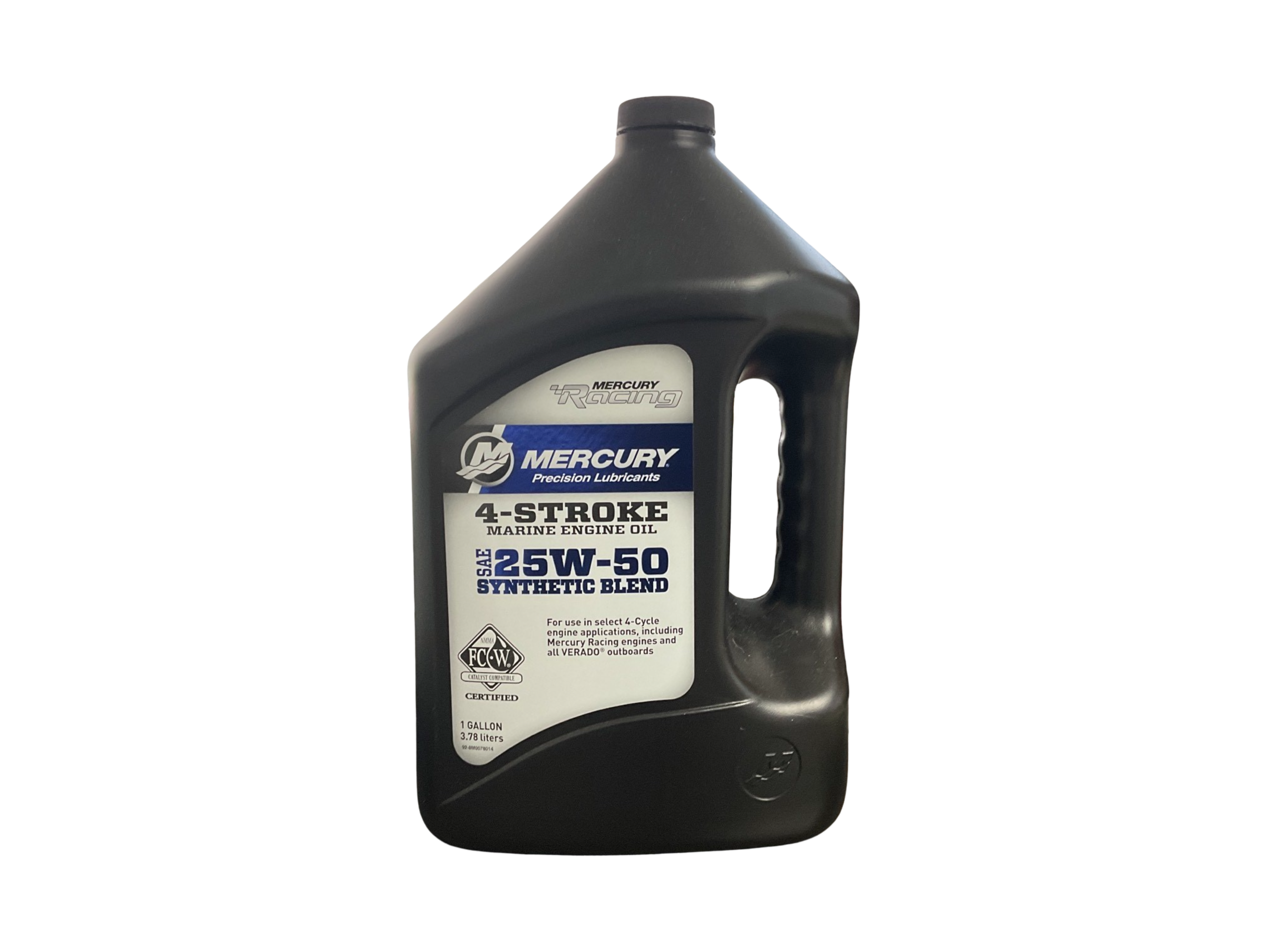 4-Stroke Marine Engine Oil SAE 25W-50 Synthetic Blend P/N: 92-8M0078014