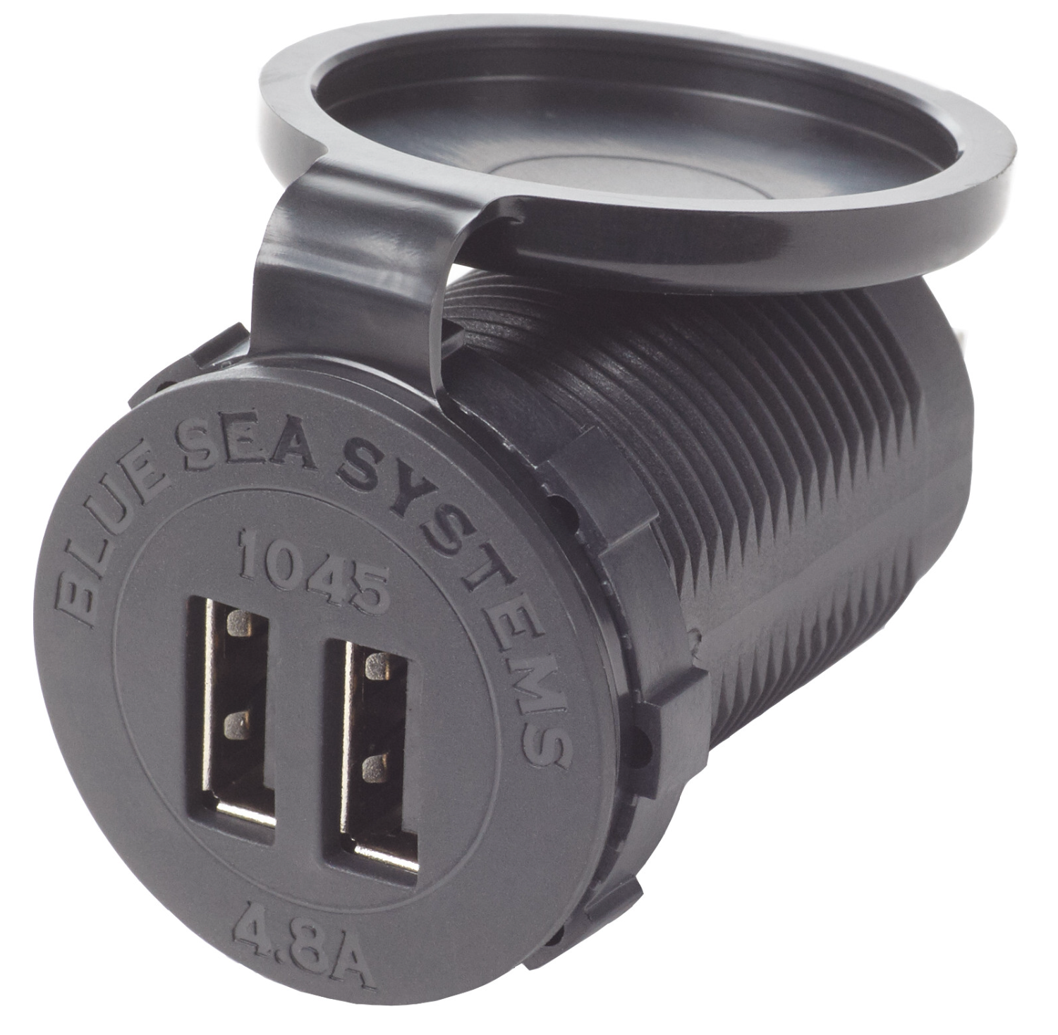 12/24V DC Dual USB Charger 4.8A with Intelligent Device Recognition