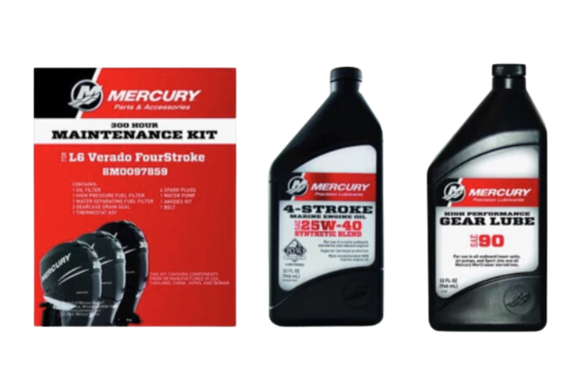 300 Hour Maintenance Kit P/N: 8M0097859 With Engine Oil & Gear Lube